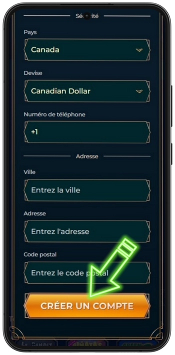 Monsterwin Terminez l'inscription